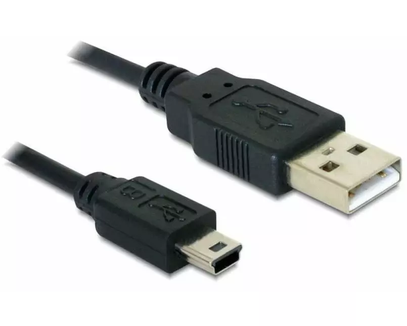 Delock USB 2.0-Kabel USB-A - Mini-USB B 1 m