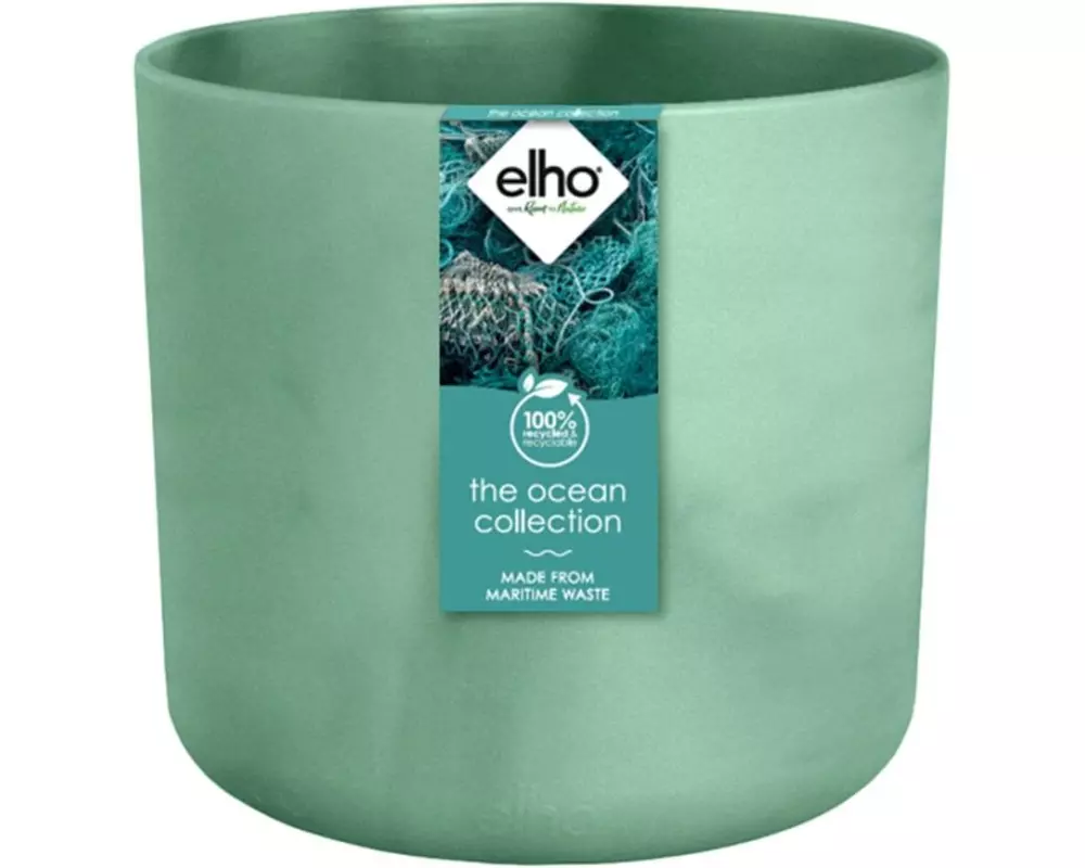 Elho Blumentopf The Ocean 6.9 l, Pazifikgrün