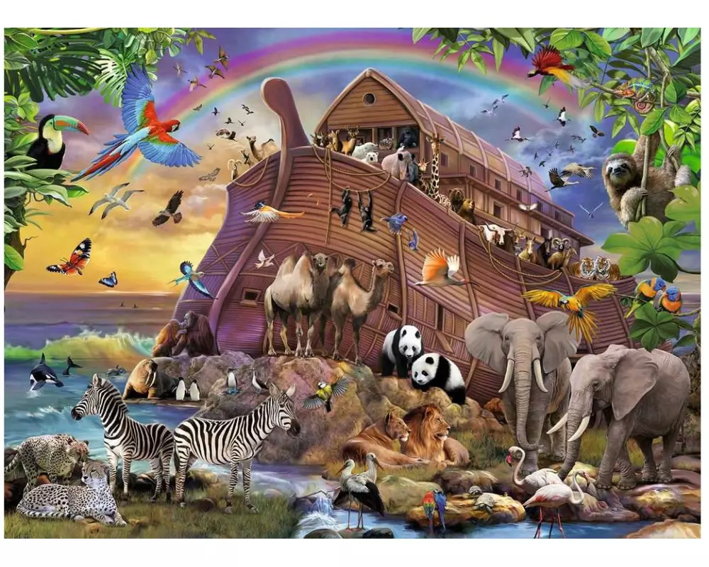 Ravensburger Puzzle Unterwegs mit der Arche 150 XXL Teile