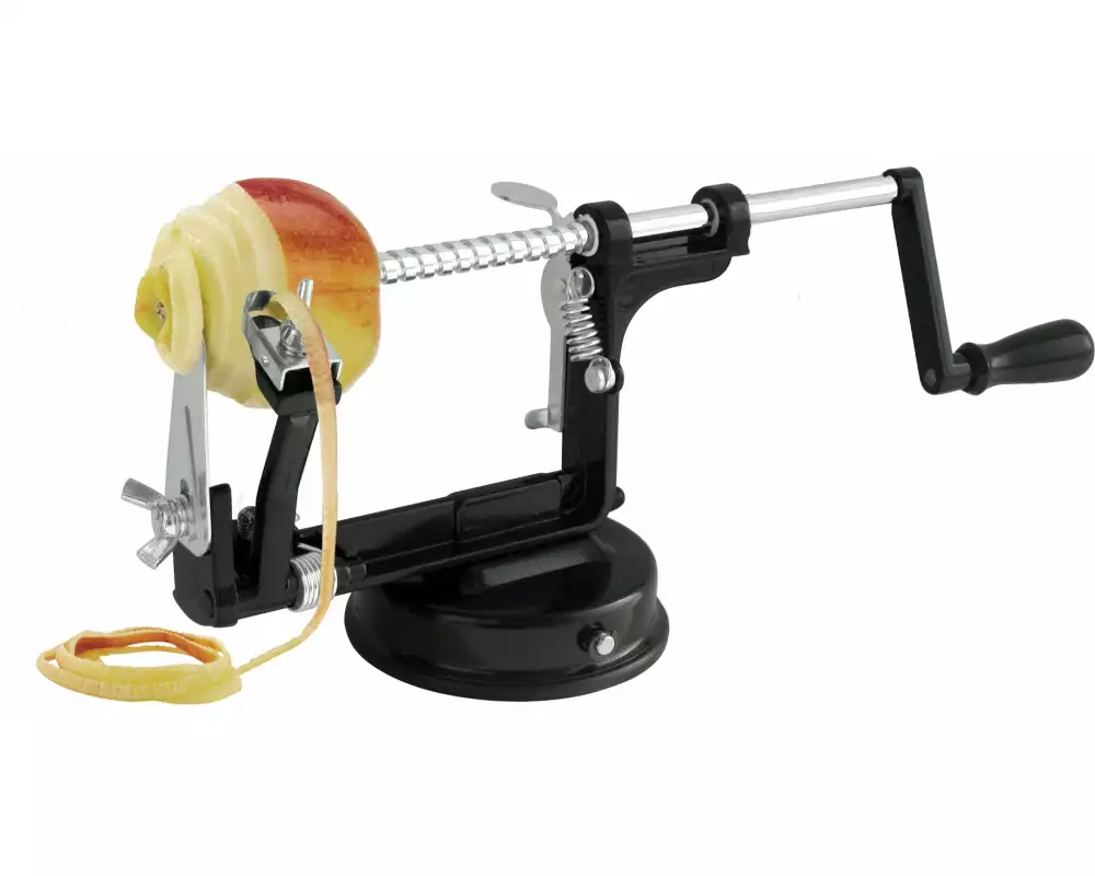 GEFU Apfelschäler 3 in 1 Delicio Schwarz