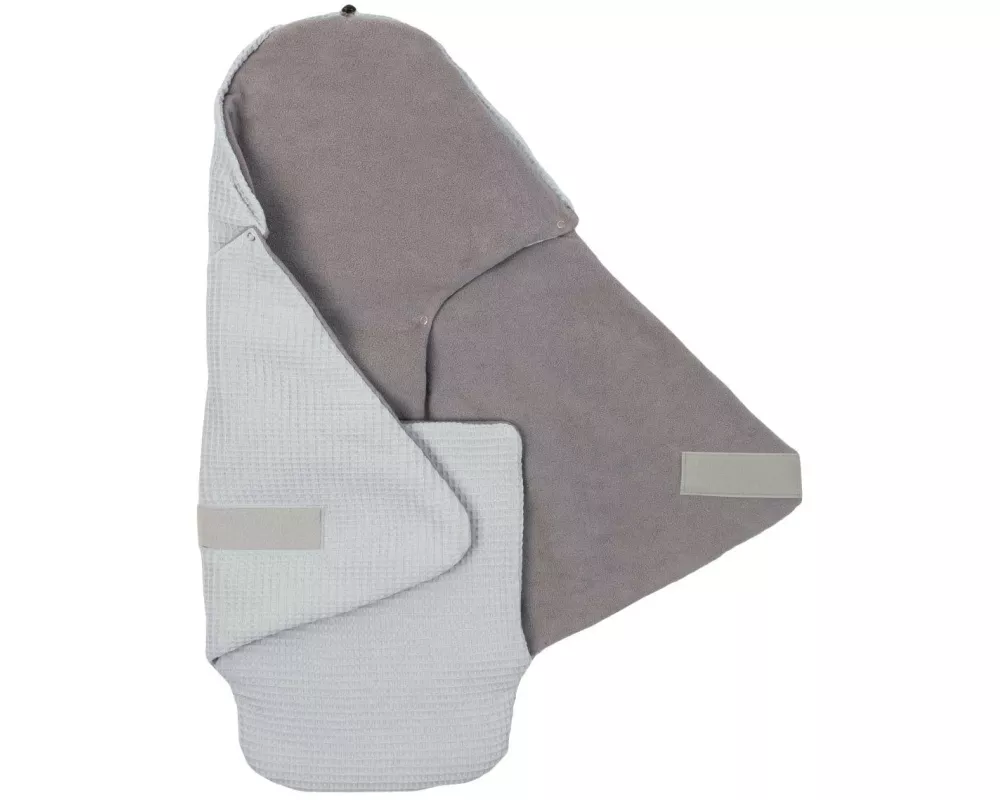 Ullenboom Einschlagdecke Waffel-Uni Grau 90 x 100 cm