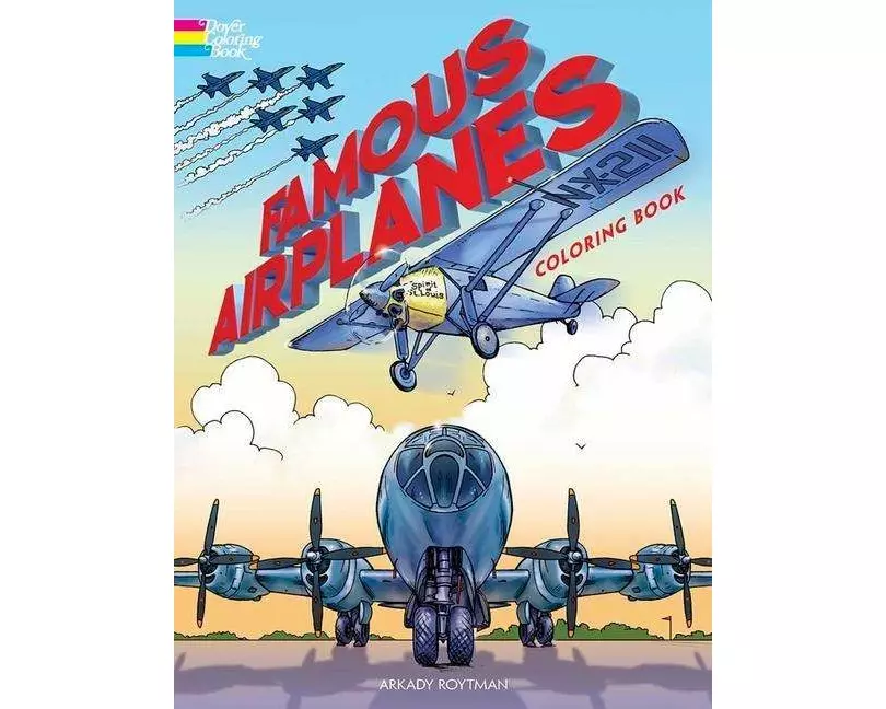 Famous Airplanes Coloring Book