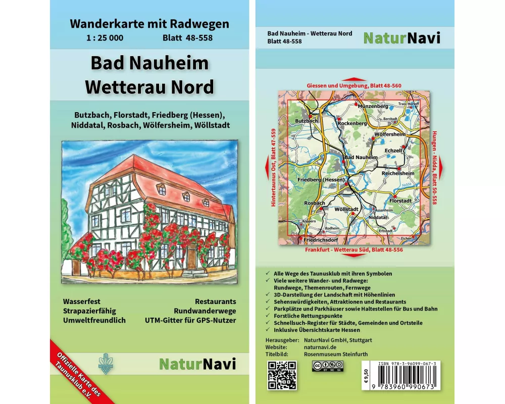 Bad Nauheim - Wetterau Nord 1 : 25 000