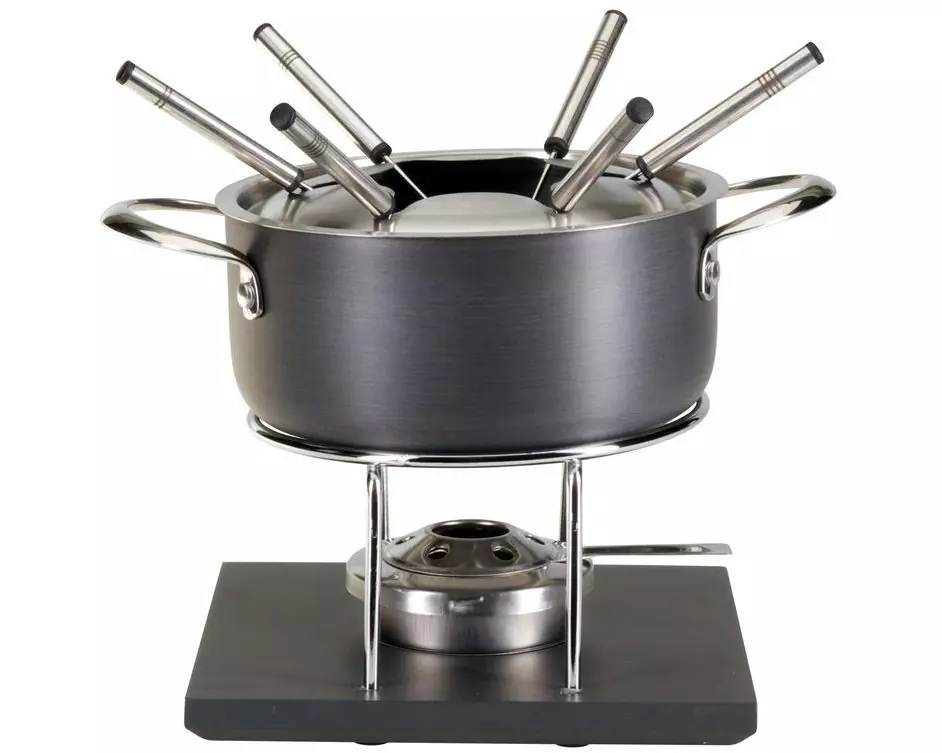 Nouvel Fleischfondue-Set Grey, 9-teilig