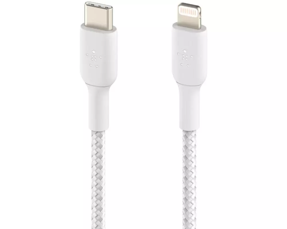Belkin USB-Ladekabel Braided Boost Charge USB-C - Lightning 2 m