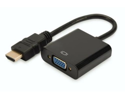 Digitus HDMI/Mini-phone/VGA A/V Cable for Projector, Speaker, Monitor, Video Device, Notebook, DVD Player, Blu-ray Player, Gaming Console