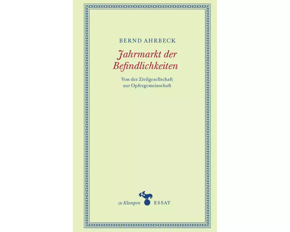 Jahrmarkt der Befindlichkeiten