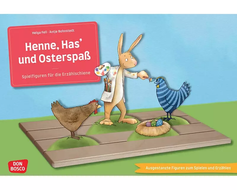 Henne, Has' und Osterspaß. Erzählschienen-Figurenset