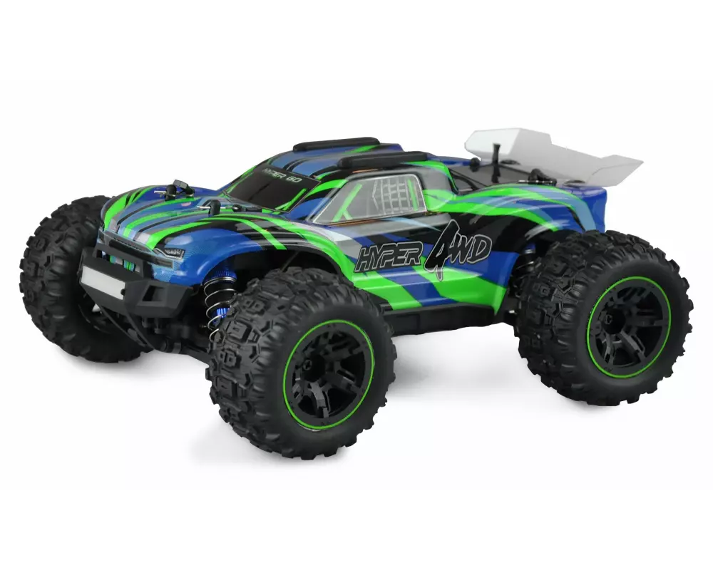Amewi Truggy Hyper GO Brushed 4WD, Blau/Grün RTR, 1:16