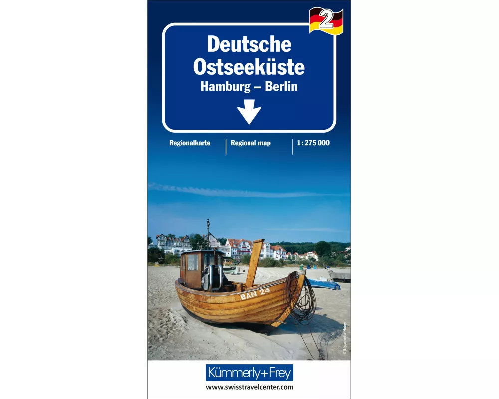 Kümmerly+Frey Regional-Strassenkarte 2 Deutsche Ostseeküste 1:275.000