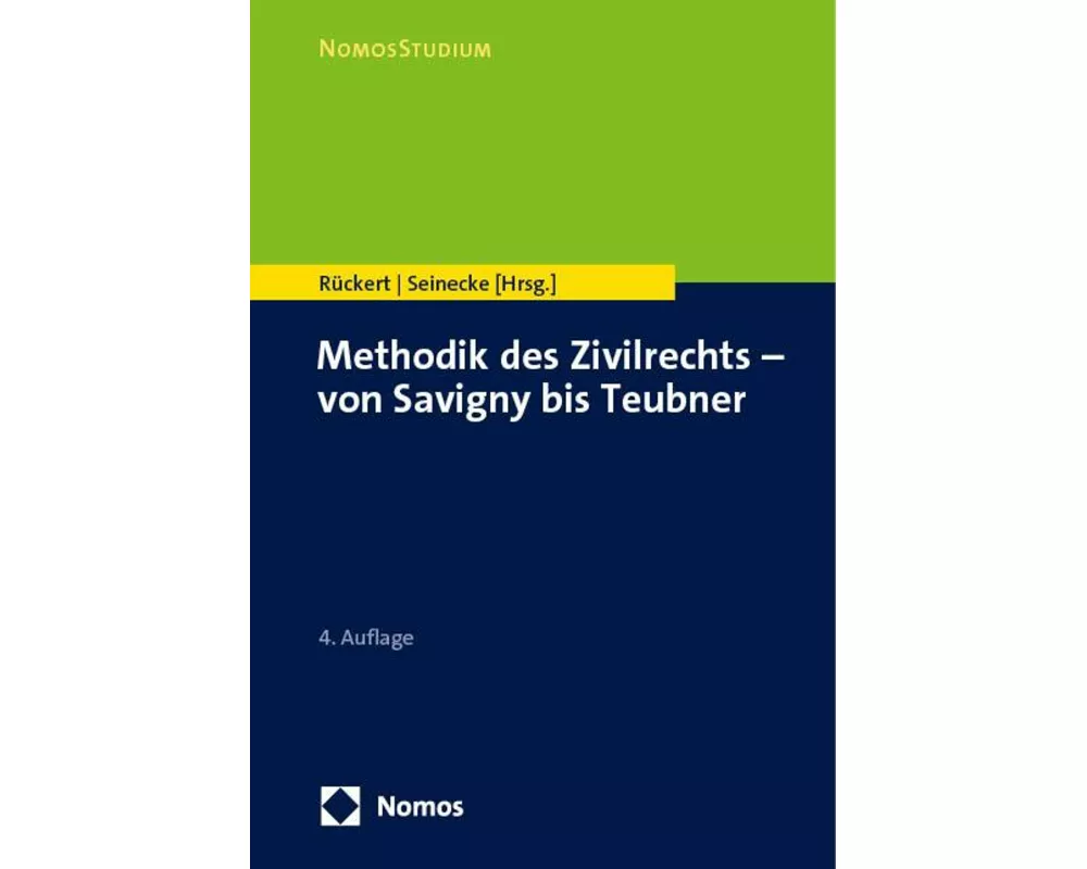 Methodik des Zivilrechts – von Savigny bis Teubner