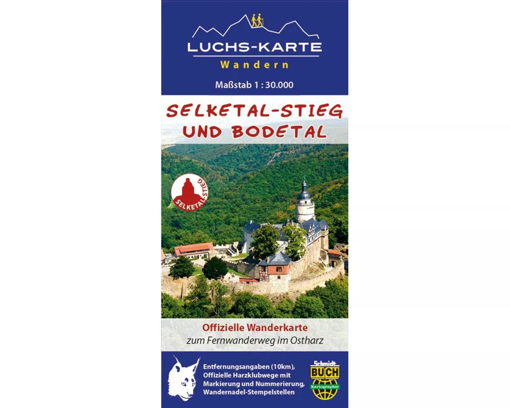 Luchs-Wanderkarte Selketal-Stieg und Bodetal