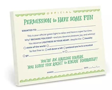 Em & Friends Permission to Have Some Fun Notepad