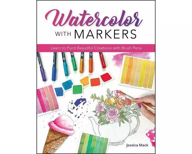 Watercolor with Markers