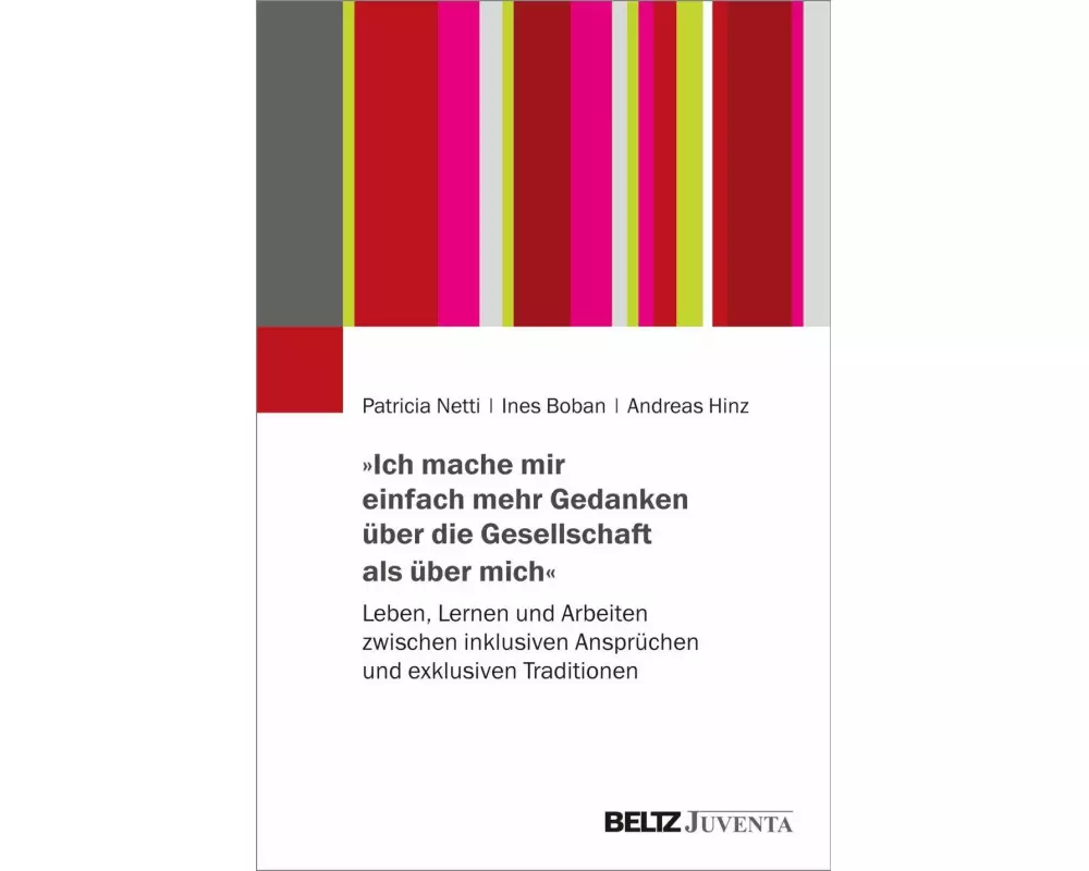 »Ich mache mir einfach mehr Gedanken über die Gesellschaft als über mich«