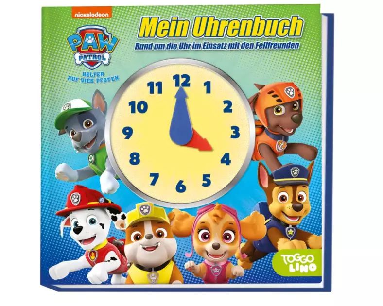PAW Patrol: Mein Uhrenbuch - Rund um die Uhr im Einsatz mit den Fellfreunden