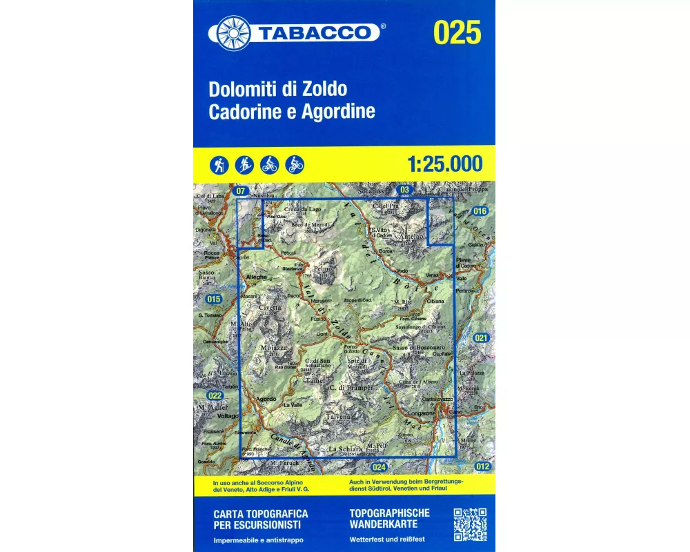 25 Dolomiti Zoldo Cadorine e Agordine