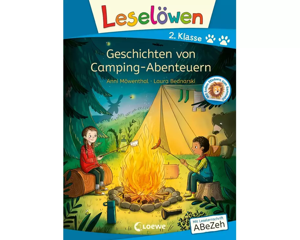 Leselöwen 2. Klasse - Geschichten von Camping-Abenteuern