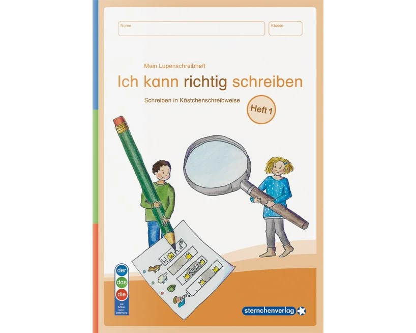 Mein Lupenschreibheft 1 - Ich kann richtig schreiben - Ausgabe mit Artikelkennzeichnung (DaZ)