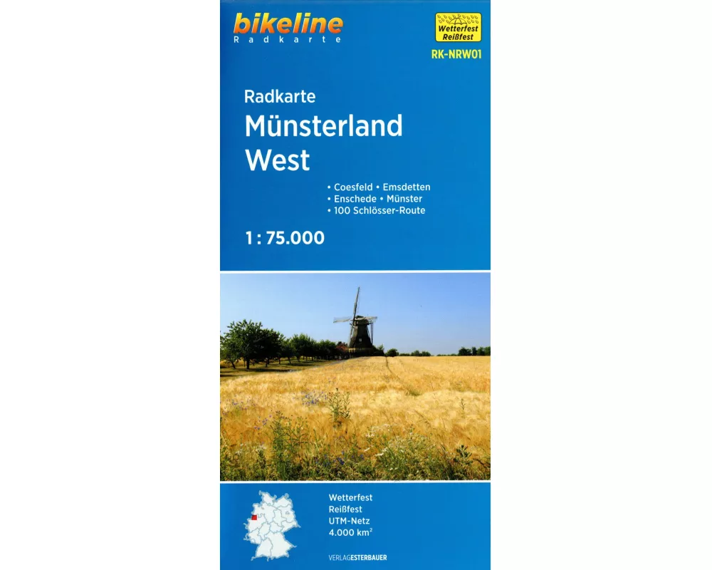 Radkarte Münsterland West (RK-NRW01)