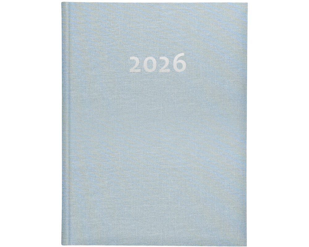 BIELLA Geschäftsagenda Oraio 2026 809301060026U 1W/2S hellblau ML 17.8x23.5cm