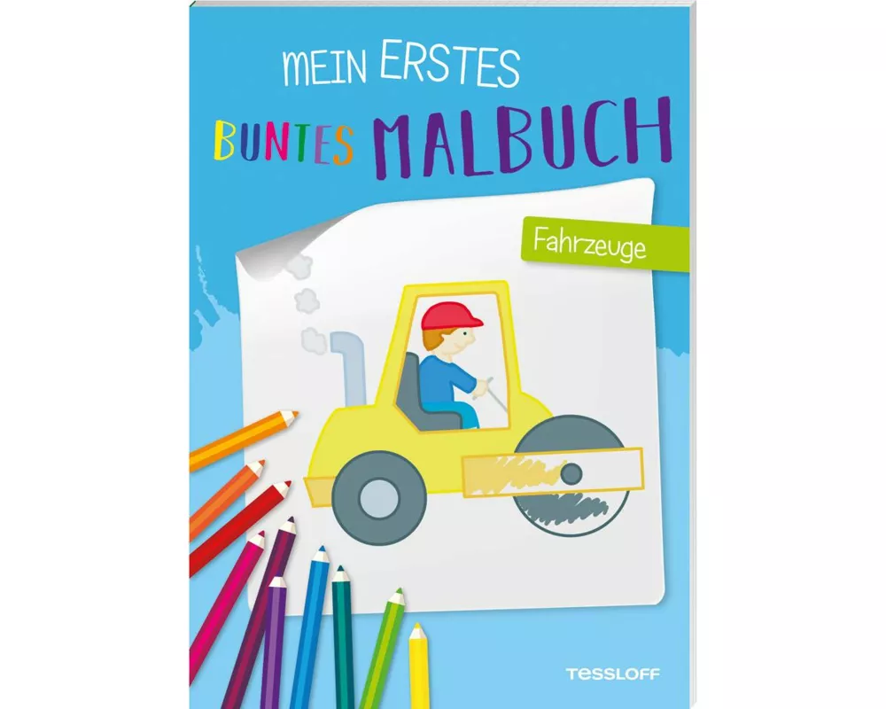 Mein erstes buntes Malbuch. Fahrzeuge