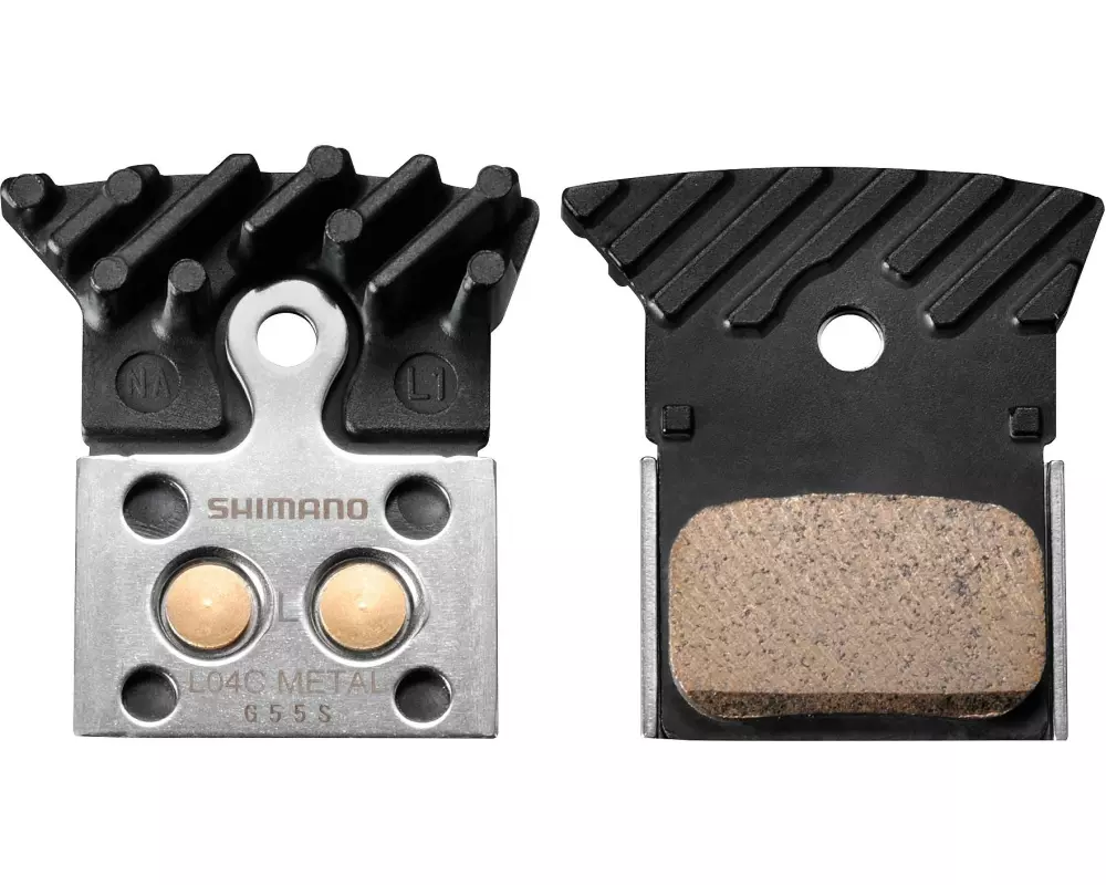 Shimano Bremsbeläge BPL04CMFA, L04C, Metall mit Lamellen Paar
