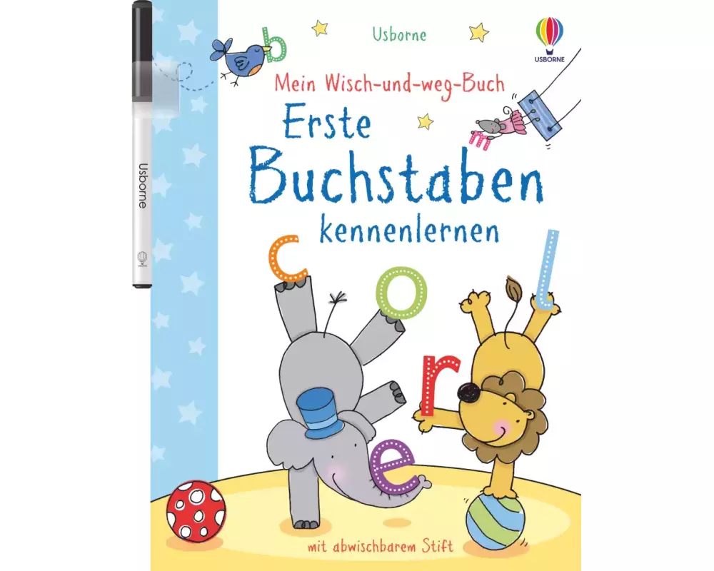 Mein Wisch-und-weg-Buch: Erste Buchstaben kennenlernen
