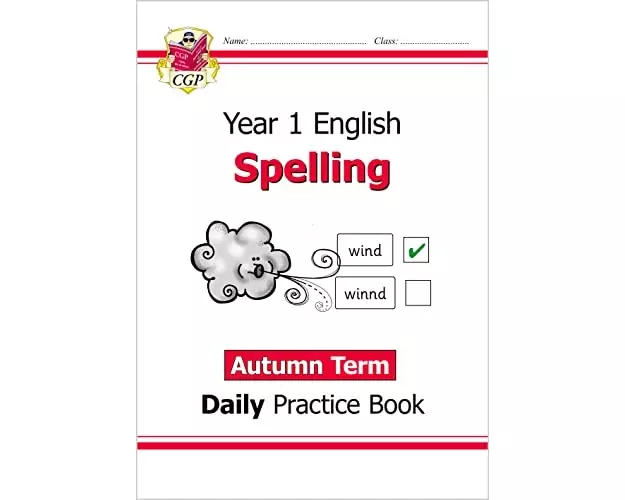 KS1 Spelling Year 1 Daily Practice Book: Autumn Term
