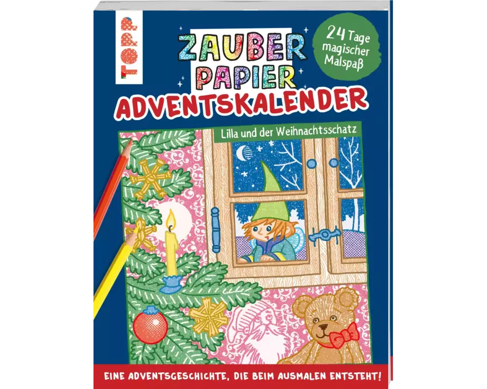 Zauberpapier Adventskalender - Lilla und der Weihnachtsschatz