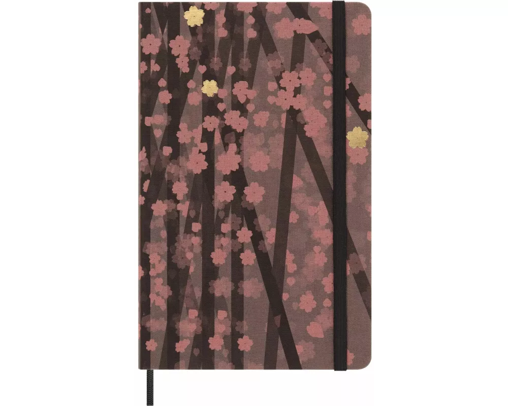 Moleskine Notizbuch - Sakura, Large/A5, Fester Stoffeinband, Liniert