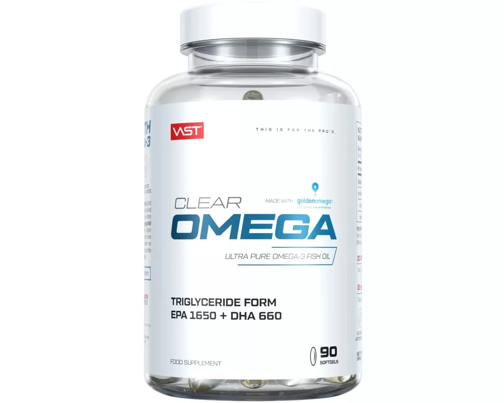 VAST Kapseln Clear Omega 90x Softgels
