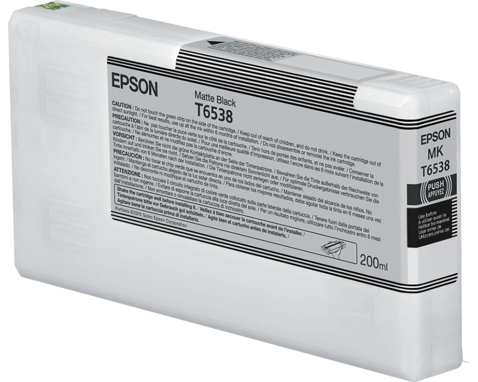 T6538 Matte BK Ink Cartridge 200ml