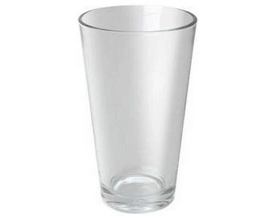 Barprofessional Boston Shaker 1 Stück, Edelstahl/Transparent