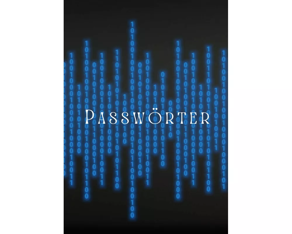 Notizbuch für Passwörter - Organizer A5 liniert 2 Spalten - 64 Seiten - FSC Papier