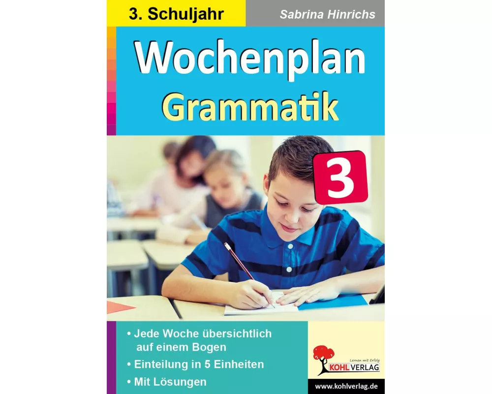 Wochenplan Grammatik / Klasse 3