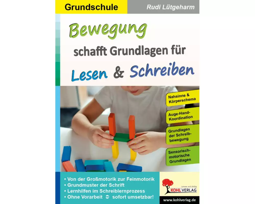 Bewegung schafft Grundlagen für Lesen und Schreiben