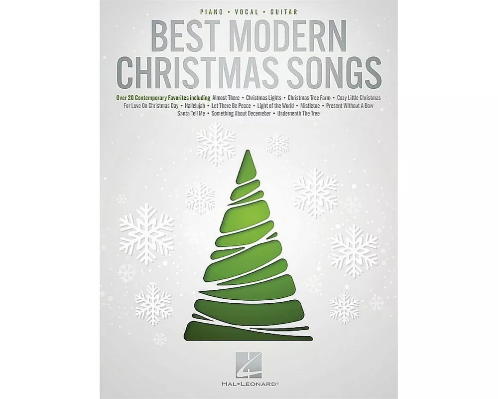 Best Modern Christmas Songs - Over 20 Contemporary Favorites Arranged for Piano/Vocal/Guitar