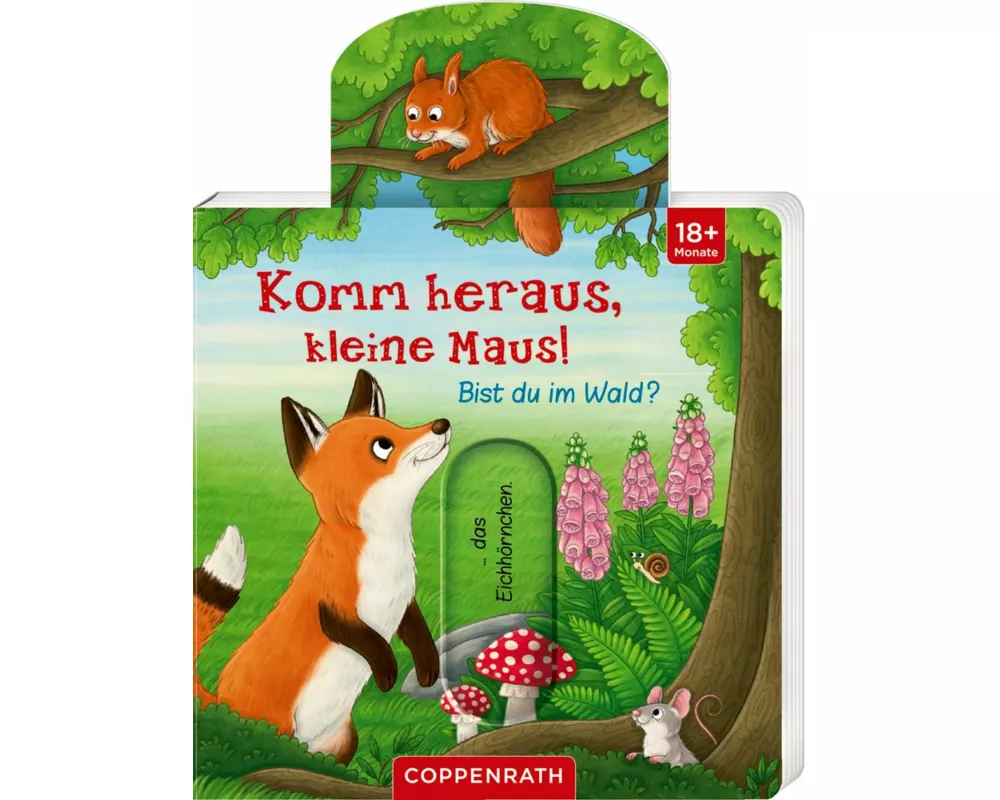 Komm heraus, kleine Maus! Bist du im Wald?