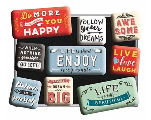 Magnet Set. Word Up / Enjoy Life