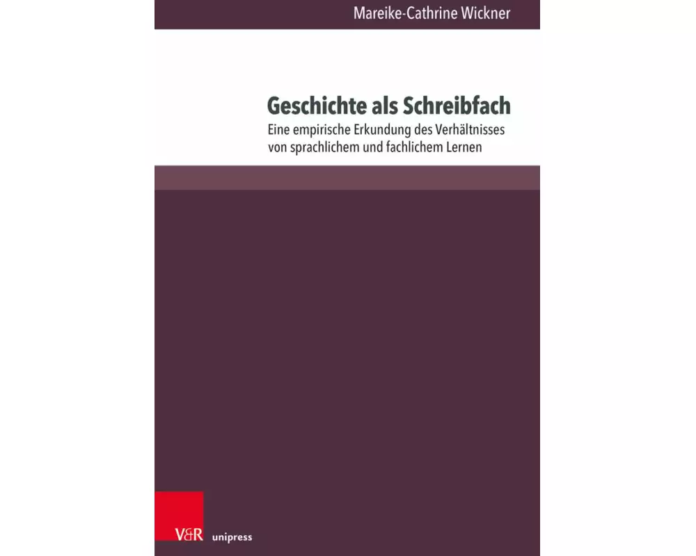 Geschichte als Schreibfach