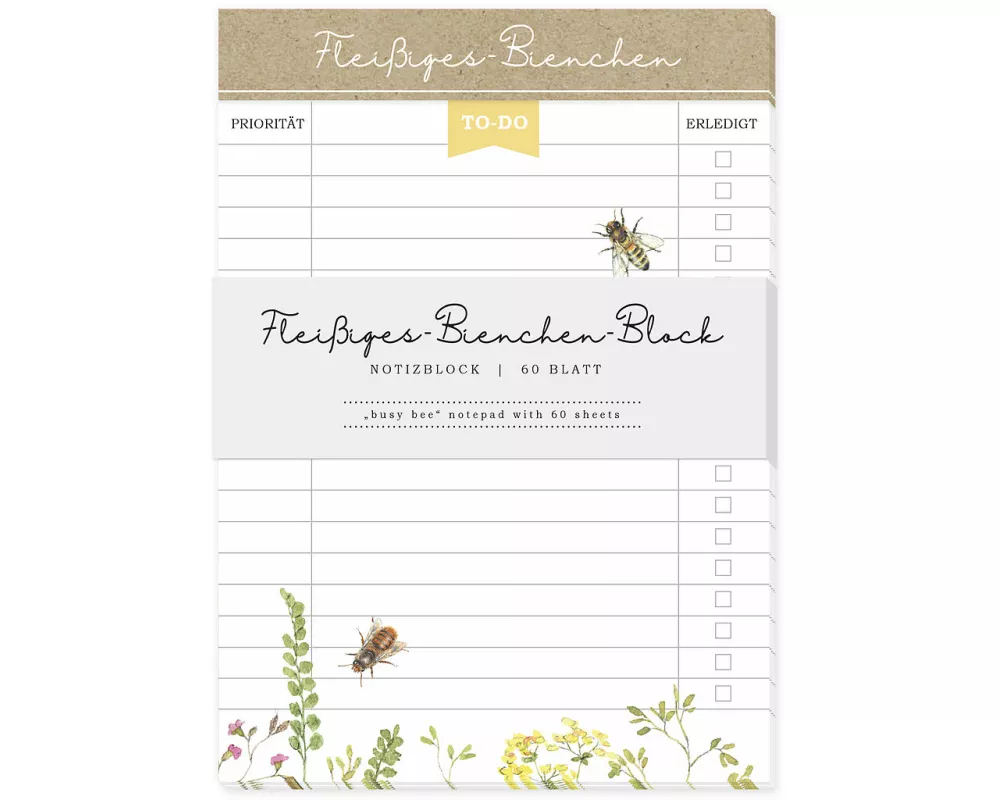 Notizblock. Bienen / A6