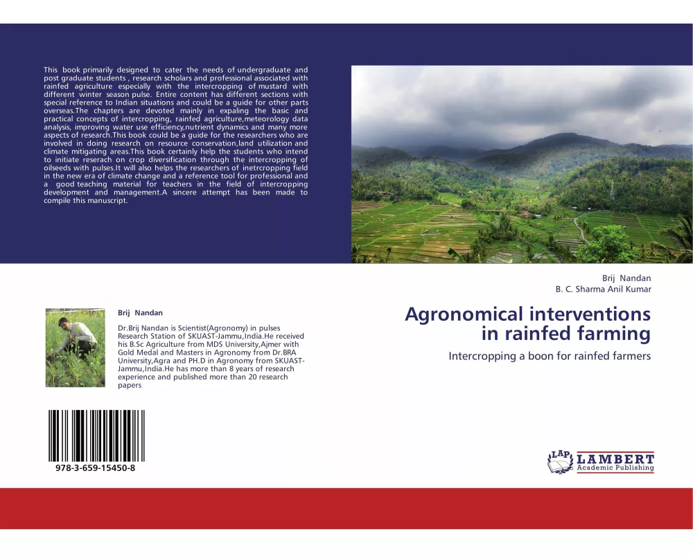 Agronomical interventions in rainfed farming