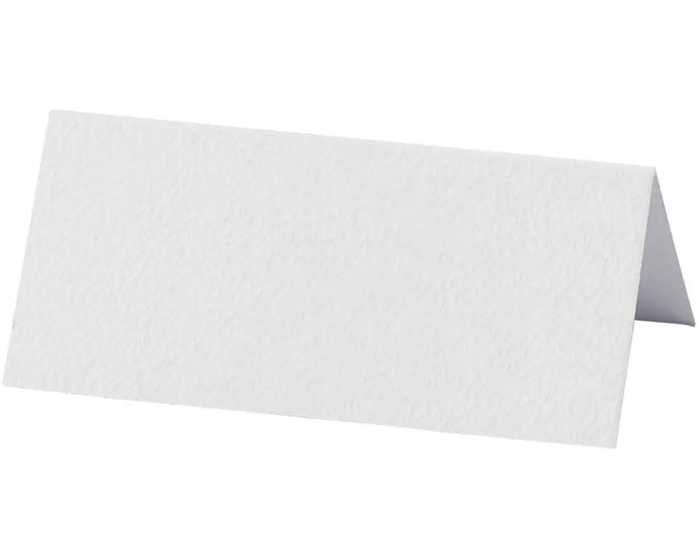 Creativ Company Tischkarte 9 x 4 cm, 20 Stück, Weiss