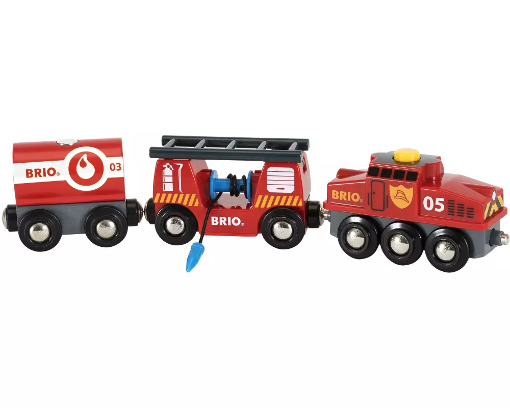 BRIO Eisenbahn Feuerwehr Löschzug
