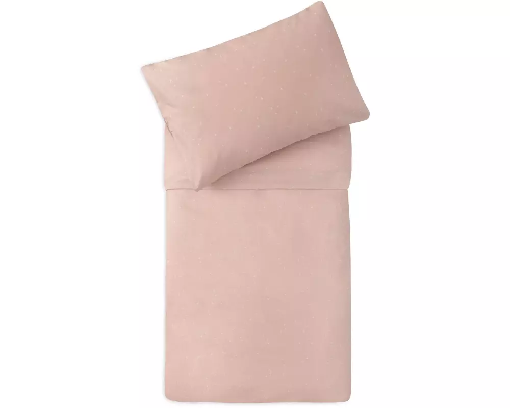 Jollein Kinderbettwäsche twinkling wild rose 100 x 140 cm