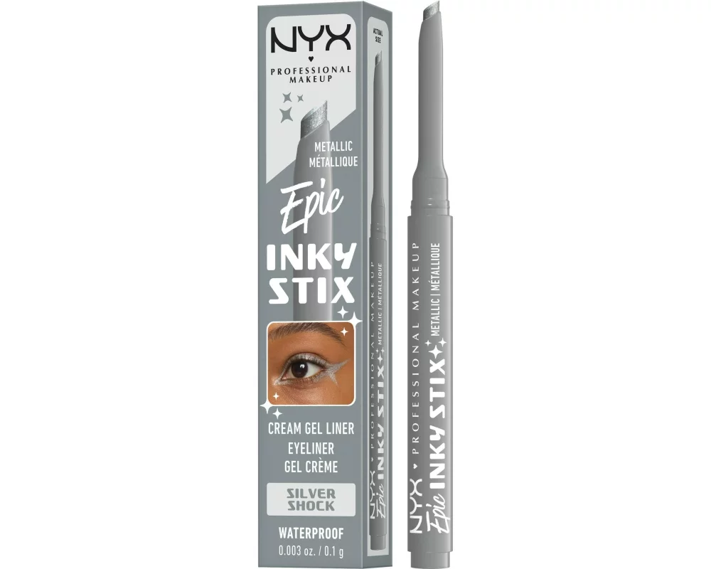 NYX Professional Makeup Eyeliner Epic Inky Stix 16 Silver Shock