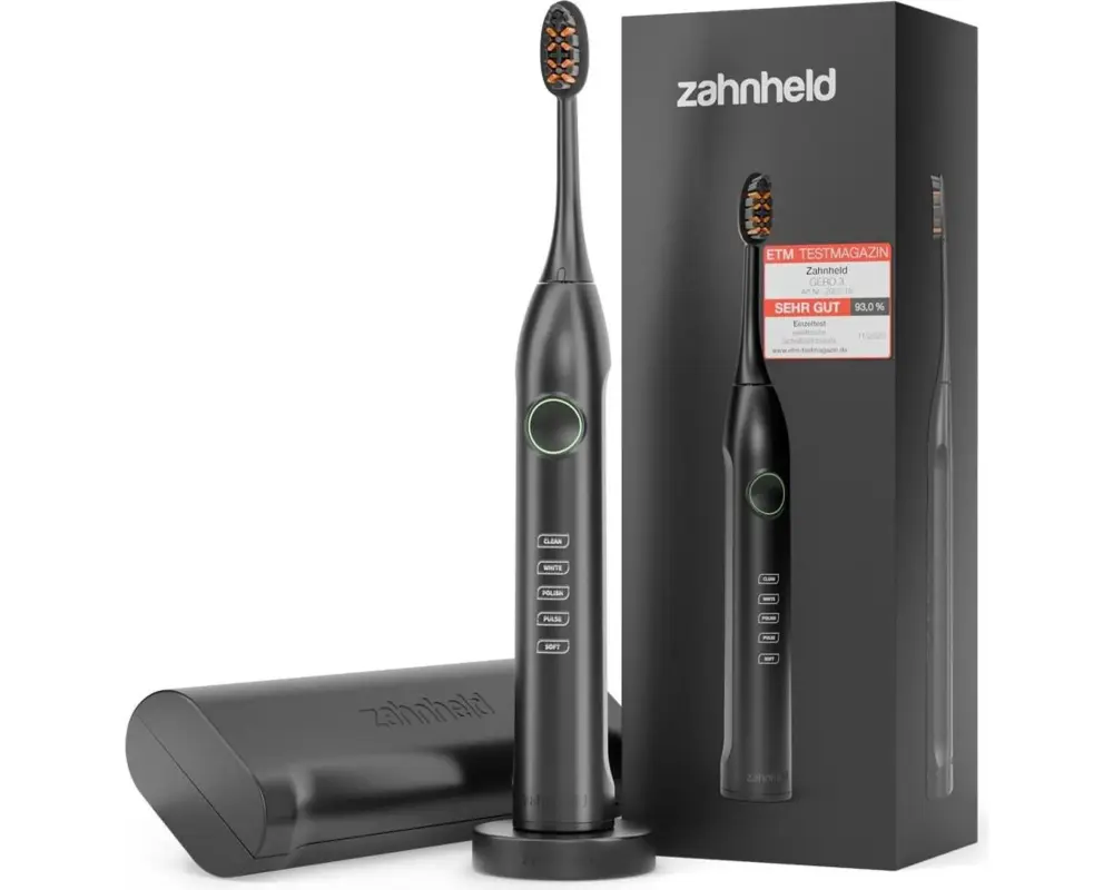 Zahnheld Zahnbürste Gero G3 Schwarz