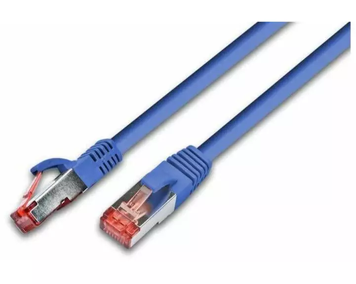 Wirewin Patchkabel RJ-45 - RJ-45, Cat 6, S/FTP, 1 m, Blau