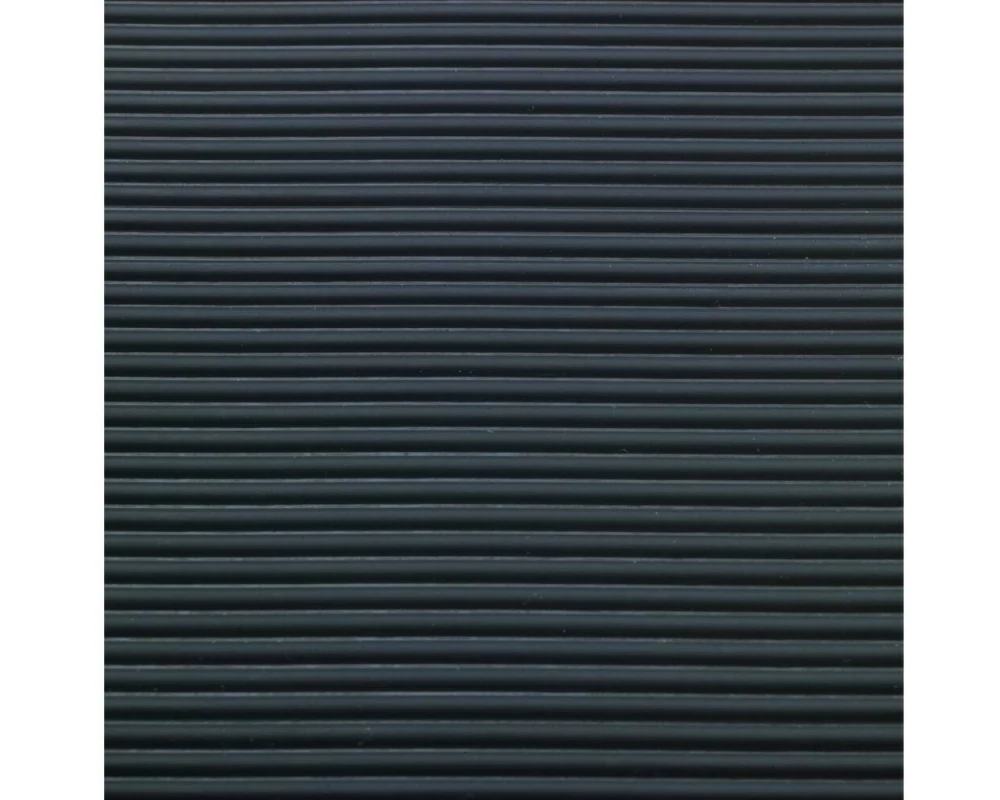 Wenko Anti-Rutsch-Matte Rillen 400 g/m², Schwarz